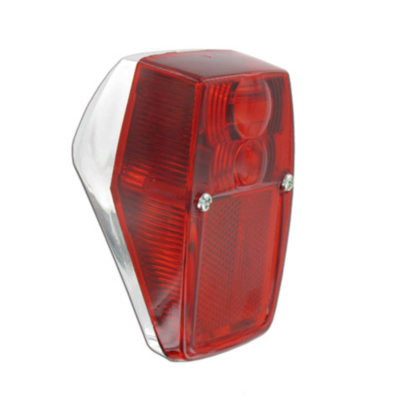 Feu arrière Peugeot 103 chromé/rouge