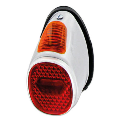 Feu arrière Puch/Zündapp/universal alu