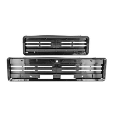 Support de plaque SWISS KLICK format long noir