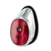 Feu arrière vélomoteur Classic chromé (BAY15d)