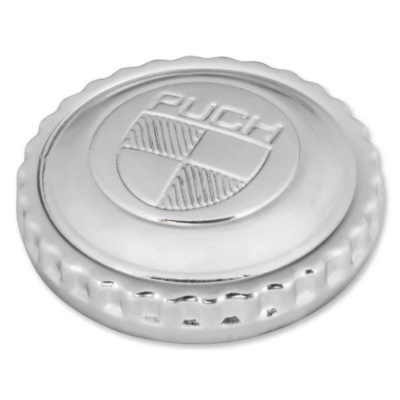 Bouchon de réservoir à bajonette 40mm Puch X30, Logo chromé CAWI