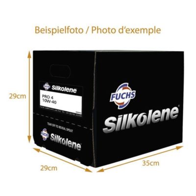 Huile moteur 4T 10W-50 Silkolene Pro 4 XP total synthétique 20 L