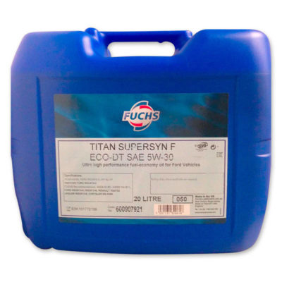 Huile moteur voiture 5W-30 Fuchs TITAN SUPERSYN F ECO-DT Ford 20 L