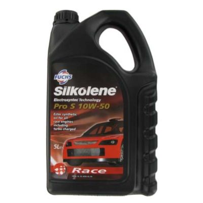 Huile moteur voiture 10W-50 Silkolene Pro S TITAN RACE total synthétique 5 L