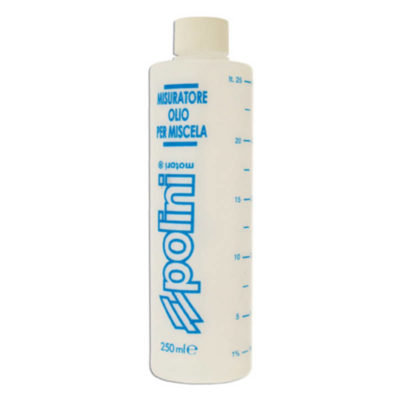 Doseur gradué 250ml pour huile 2-t Polini, liquides avec bouchon