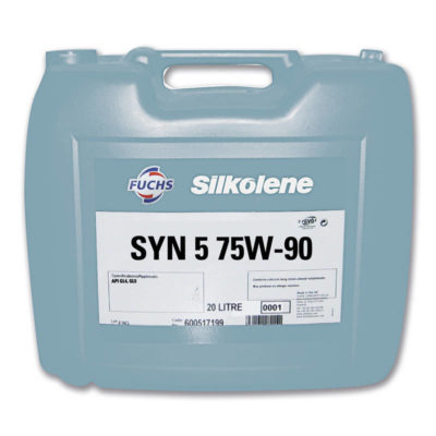 Huile d'engrenage 75W-90 Fuchs TITAN RACE SYN 5 total synthétique 20 L