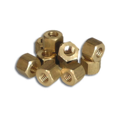 Ecrou en laiton M6 pour montage d'echappement