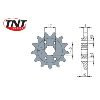 Pignon Derbi GPR -> 2004 15 D 420 PRIX NET