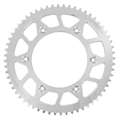 Couronne PBR VENT Derapage, Baja 50-125 alu 428/60d argentée