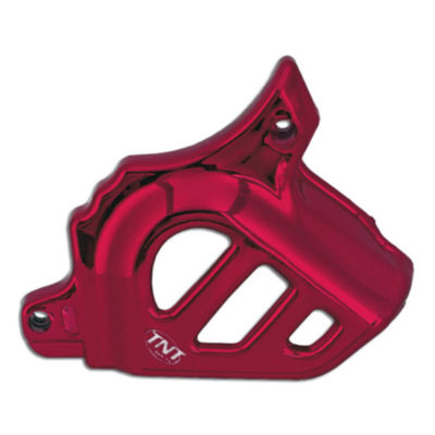 Couvercle pignon Minarelli AM6 rouge anodisé