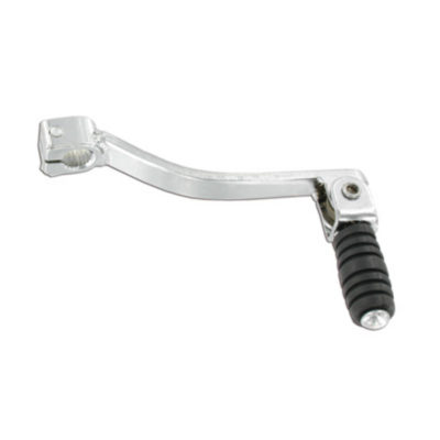 Levier de vitesse acier chromé avec gomme