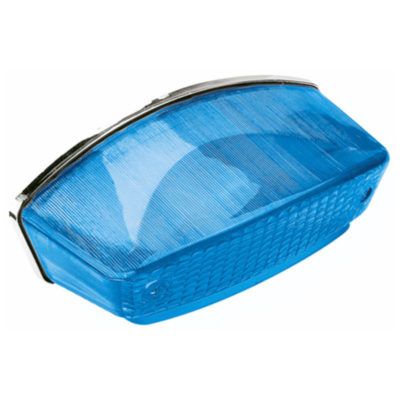 feu arrière Derbi Senda chrom/bleu AUS PRIX NET