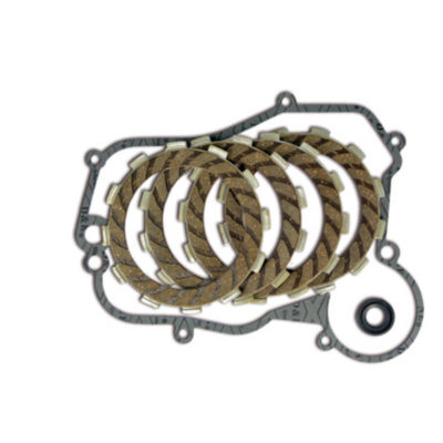 Set 4 pcs plaquettes d'embrayage Derbi Senda Euro3 D50B0 2006 ->