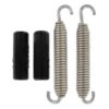 Ressort Polini Inox avec Gomme L.=79mm (2 pcs)