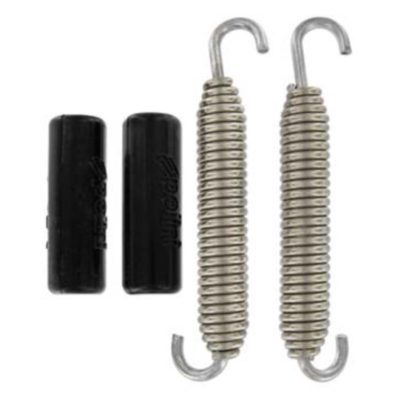 Ressort Polini Inox avec Gomme L.=79mm (2 pcs)