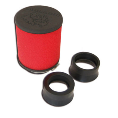 Filtre à air Malossi E16 (raccord 42/50 +/- 58,5mm) rouge/noir