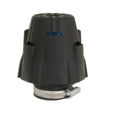 Filtre à air Polini Air Box (raccord 37mm) droite noir