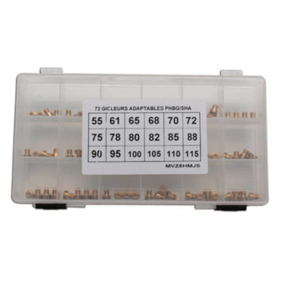 Set gicleurs Dellorto 5mm 55-115 72 pic.