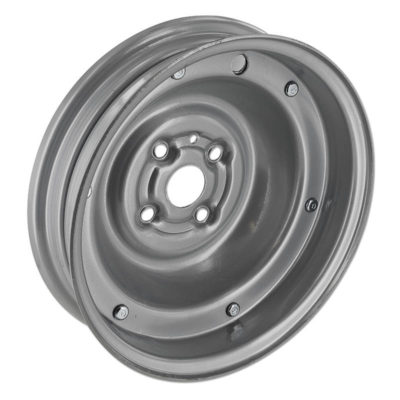 Jante ouvert acier argent 2.10 x11 Zoll (4 trous)