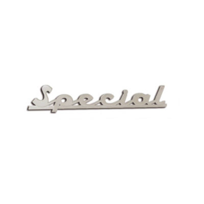 Emblem chrom Special Vespa 135x24 mm