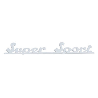 Emblem chrom Super Sport Vespa 169x21.5 mm