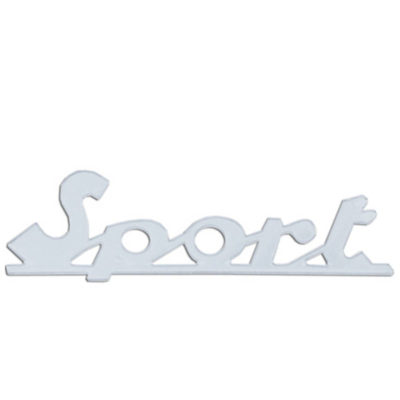 Emblem chrom Sport Vespa 75x20.5 mm