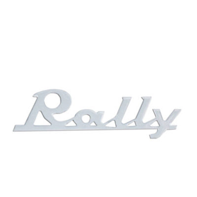Emblème Rally Vespa chrom 91x22 mm