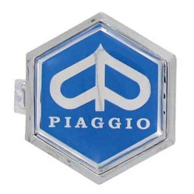 Emblem Piaggio pour cliper 37x32.5 mm