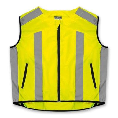 Gilet de sécurité réfléchissant avec fermeture éclaire XL