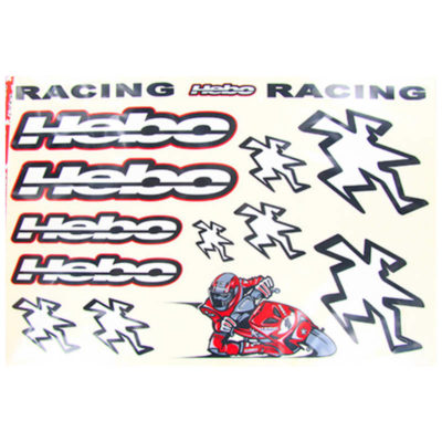 Set Hebo stickers racing numéro PRIX NET