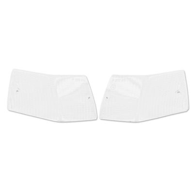 Verres de clignotant Piaggio Vespa PX/PXE 125-200 arrière ga+dr blanc