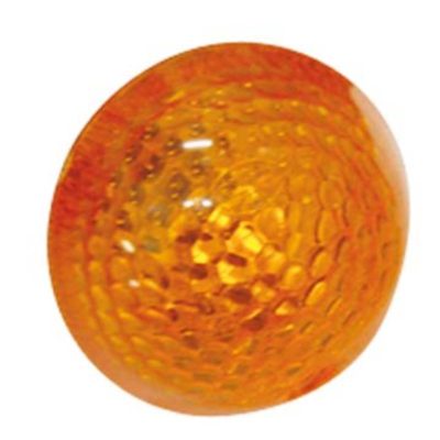 Verre de clignotant orange CE