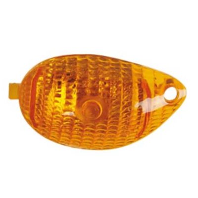 Verre de clignotant avant gauche orange CE