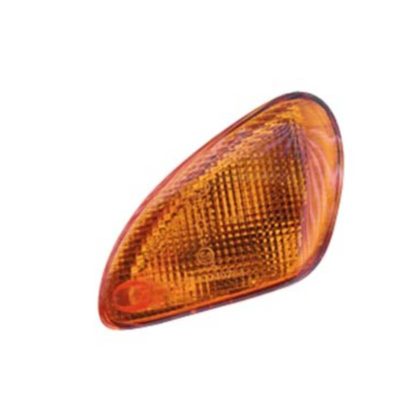 Verre de clignotant avant droite orange CE