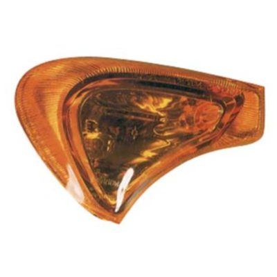 Verre de clignotant avant gauche orange CE