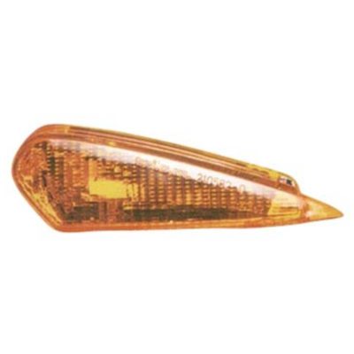Verre de clignotant avant gauche orange CE