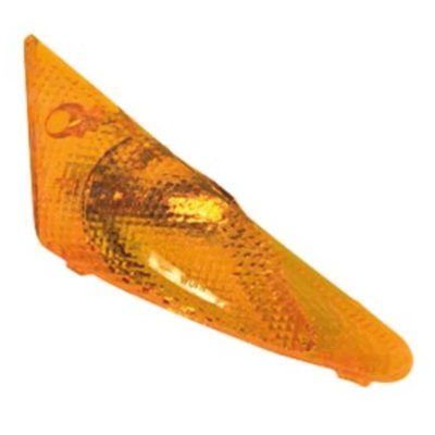 Verre de clignotant avant gauche orange CE