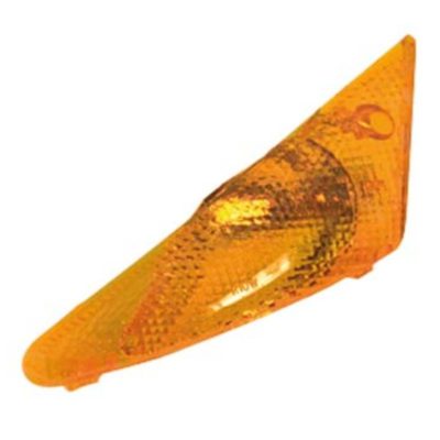 Verre de clignotant avant droite orange CE