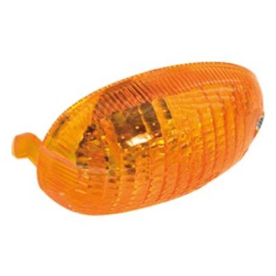 Verre de clignotant avant gauche orange CE