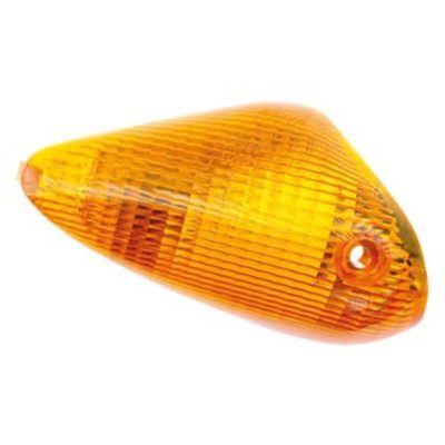 Verre de clignotant avant droite orange CE