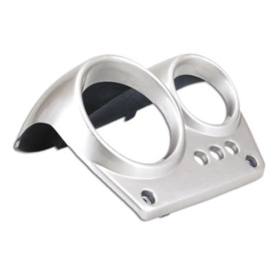 Couvre compteur adapt Nitro/Aerox gris métal