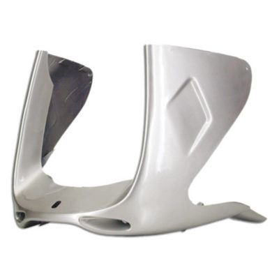 Tablier avant inférieur adapt Nitro/Aerox gris métal