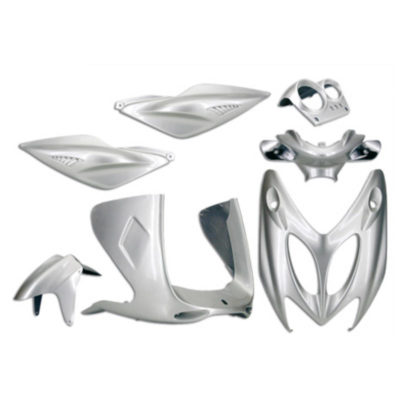 Kit habillage 7 pcs adapt Nitro/Aerox gris métal PRIX NET