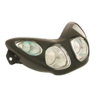 Phare halogène avant quattro Yamaha Aerox/MBK Nitro noir