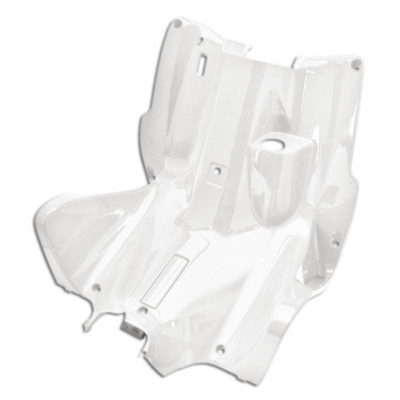 Protège jambes Yamaha Aerox/MBK blanc