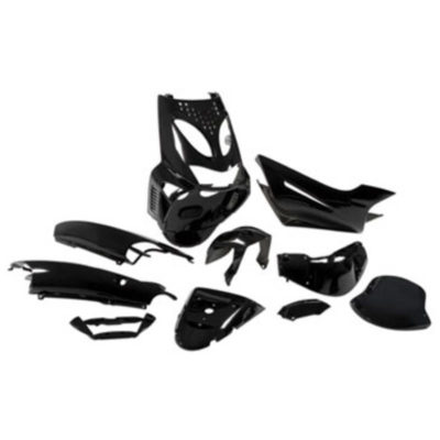 Kit habillage STR8 Aprilia SR50 10pcs 98-04 noir PRIX NET
