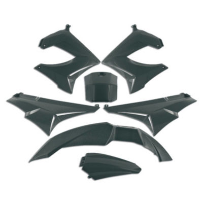 Kit 7pcs habillage Derbi Senda DRD/XTREM 2003 noir