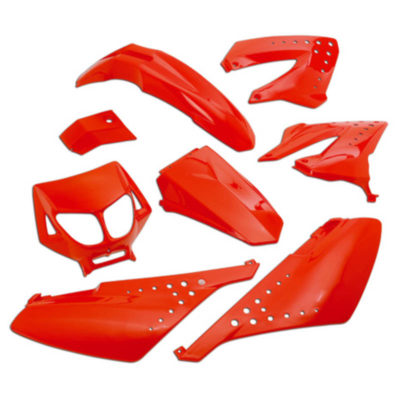 Kit 8pcs habillage Derbi Senda rouge PRIX NET