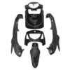 Kit habillage noir 6 pcs Honda SH 125 01-04 noir