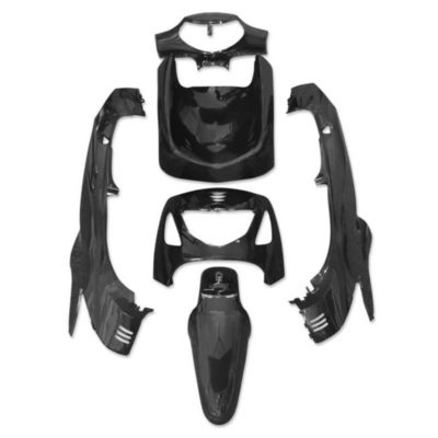 Kit habillage noir 6 pcs Honda SH 125 01-04 noir